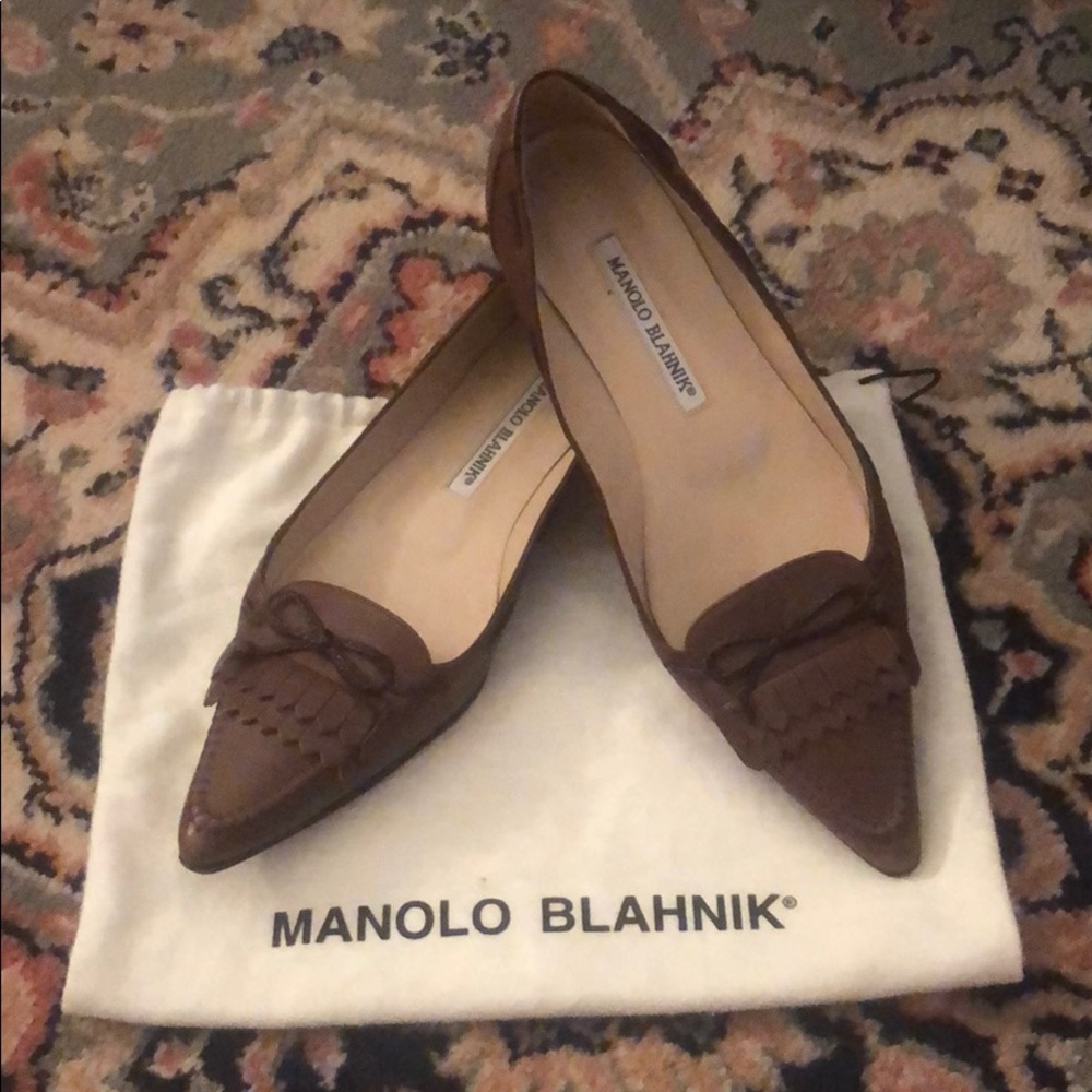 Manolo Blahnik flats